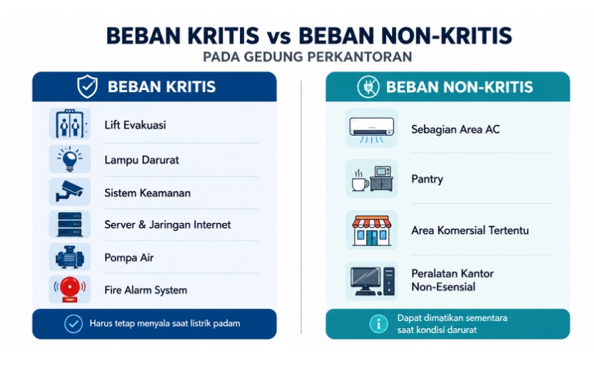 beban kritis vs nonkritis
