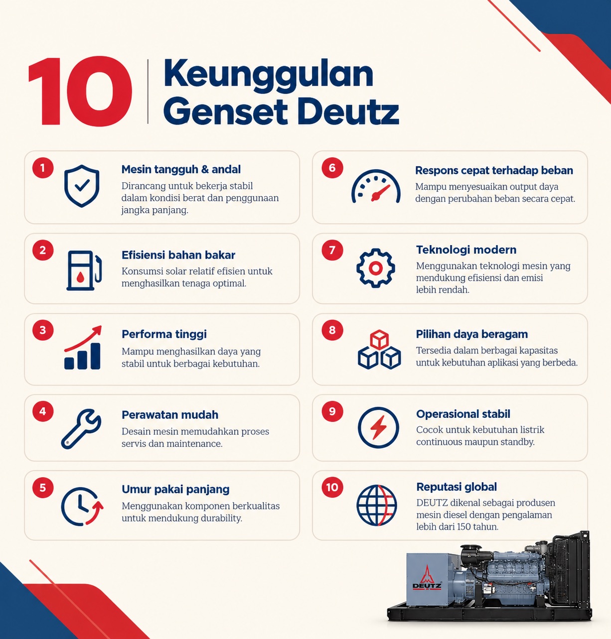 keunggulan genset deutz